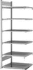 Anbauregal NEUTRAL,  zerlegt HZA 20607 DA, 6 Böden 2000x600x750mm verzinkt