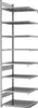 Anbauregal NEUTRAL,  zerlegt HZA 27607 DA, 8 Böden 2700x600x750mm verzinkt