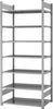 Grundregal NEUTRAL,  zerlegt HZG 23610 DA, 7 Böden 2350x600x1000mm verzinkt