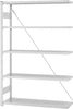 Anbauregal, NEUTRAL,  5 BD 2000x400x1300, hellgrau