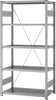 Grundregal NEUTRAL,  Edelstahl 5 Böd. 2000x500x1000 mm