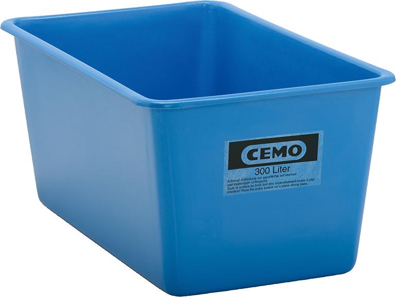 Rechteckbehälter CEMO,  300 Liter blau