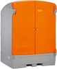 PE-Gefahrstoffdepot CEMO, PE-Gefahrstoffdep. 1100/1Gehäuse grau / Türen orange