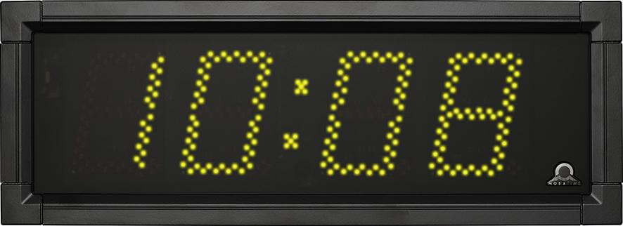 Außen-LED-Funkuhr, BÜRK MOBATIME,  dig. gelbe, leuchtstarke Einzel- LEDs