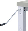 Grundgestell BEDRUNKA + HIRTH,  C-Fuß m. Kurbelverstellung 1500x600x670-1015 1500x600x670-1015