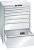 Schubladenschrank LISTA,  36x36E 717x725x1000 7 Schub., 75kg Typ 4x230V KEYLock Lichtgrau RAL7035