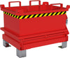 Mini-Klappbodenbehälter BAUER,  MSB 150, lackiert, Feuerrot