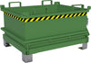 Mini-Klappbodenbehälter BAUER,  MSB 250, lackiert, Resedagrün