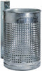 Abfallbehälter NEUTRAL,  20 l rund Gitter grau