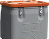 Mobil-Box CEMO,  170 l Box grau / Deckel orange