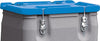 Mobil-Box CEMO,  170 l Box grau / Deckel blau