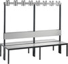 Garderobenbank CP,  Basic PlusH1650xB1960xT760mm