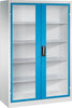 Heavy-duty cabinet, with hinged doors, RAL 7035/5012