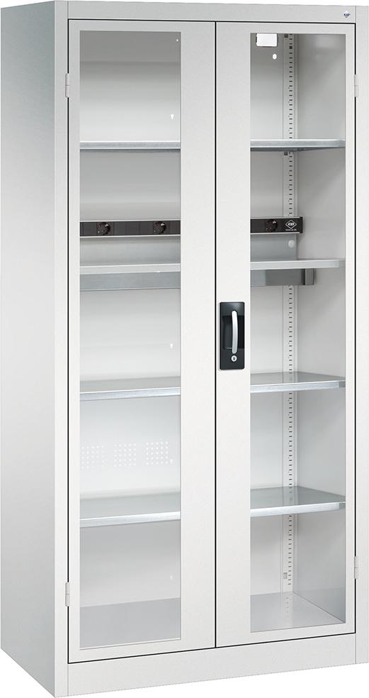 Akkuladeschrank CP,  BASIC mit Sichtfenstertüren
