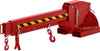 Kranarm NEUTRAL,  Typ RKT-5 6-fach ausziehb.5000kg 5-fach verst. 2260-3760 RAL 3000 feuerrot