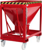 Silowagen NEUTRAL,  Typ RSLF-600 780x1200x1030 mm Volumen 0,6 m³Korn 3mm RAL 3000 feuerrot