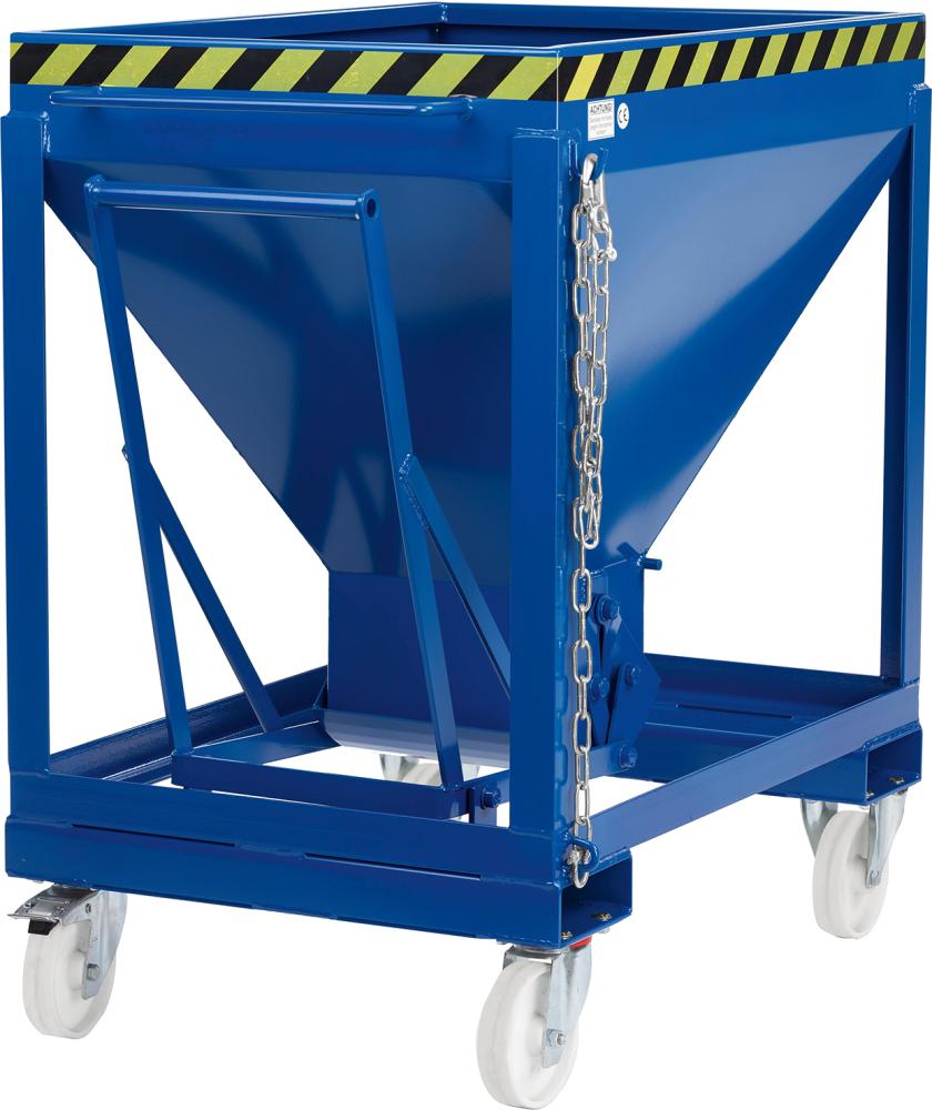 Silowagen NEUTRAL,  Typ RSLF-375 780x1200x1030 mm Volumen 0,37 m³Korn 3mm RAL 5010 enzianblau