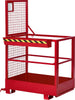 Arbeitskorb NEUTRAL,  Typ RAK-Slim 800x1200x1900 mm Traglast 300 kg RAL 3000 feuerrot