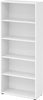 Regal PRECITOOL,  5OH 33cm tief 3 Fachböden Korpus weiss Arbeitshöhe 68,5-81cm höhenjustierbar 0-10mm