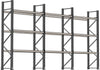 Palettenregal PRECITOOL,  verzinkt 3 Felder á 2700 mm H 4500xT 1100mm 18 Holme 3000 kg