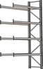 Palettenanbauregal PRECITOOL,  verz. 1 Feld á 2700 mm H 4500xT 1100mm 8 Holme 3000 kg