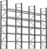 Palettenregal PRECITOOL,  verzinkt 3 Felder á 1825 mm H 6000xT 1100mm 30 Holme 2000 kg
