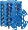 Reifen-Roller FETRA,  4546 Ladefläche Ø 630 mm 4 Lenkrollen Vollgummi Rad-Ø 100 mm