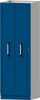 Vertikalauszugschrank ANKE,  B715xT720xH2200mm RAL 7035/5012 2 VertikalWannen