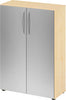 Schrank PRECITOOL,  4550 BM, 3OH K: Ahorn / F: Silber 80x34,6x114,4 cm (BxTxH)