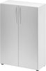 Schrank PRECITOOL,  4550 BM, 3OH K: Weiß /F: Silber 80x34,6x114,4 cm (BxTxH)