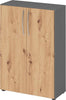 Schrank PRECITOOL,  4550 BM, 3OH K: Graphit /F: Asteiche 80x34,6x114,4 cm (BxTxH)