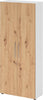 Schrank PRECITOOL,  4100 BM, 5 OH K: Weiß / F: Asteiche 80x34,6x188 cm (BxTxH)