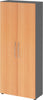 Schrank PRECITOOL,  4100 BM, 5 OH K: Graphit / F: Buche 80x34,6x188 cm (BxTxH)