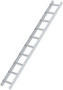 Dachleiter  Alu Natur 10 Sprossen