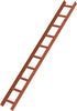 Dachleiter  10 Sprossen rotbraun