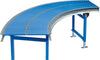 Klein-Rollenbahn BLUME ROLLEN,  B 400 mmW=45°/B=400mm/T=25mm Blume Förderanlagen