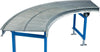 Klein-Rollenbahn BLUME ROLLEN,  B 200 mmW=90°/B=200mm/T=25mm Blume Förderanlagen