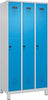 Spind CP,  Evolo PLUS 3 Abteile H1950xB900xT500mm RAL7035/RAL5012 /F/7035