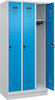 Spind CP,  Evolo PLUS 3 Abteile H1950xB900xT500mm RAL7035/RAL5012 /S/7035