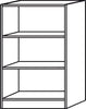 Regal, Kombiregal, Schrank und Falttürenschrank HAMMERBACHER,