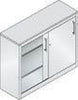 Schiebetürenschränke C+P, Schiebetürschr.7035/7035 1025x1200x400mm CP