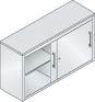 Schiebetüren-Beistellschrank C+P, Schiebetürschr.7035/7035 720x1200x400mm CP