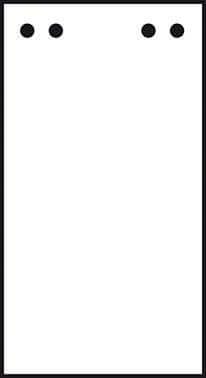 Lamellenschutzvorhang NEUTRAL,  Abschnitt m Lochung 4x8mm