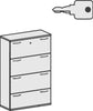 Registr.Schrank GERAMÖBEL,  PRO Nußba1536x1000x425,4OH