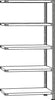 Schraubregal META REGALBAU,  FIX80AF 2000x1000x300 mm vzk META