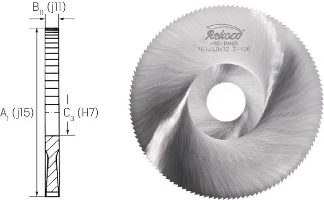 152510 50X3 High-performance disc milling cutterPREMUS, cross